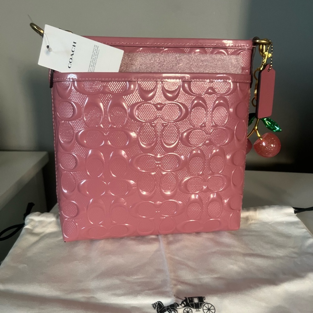 Coach Embossed Crossbody Bag